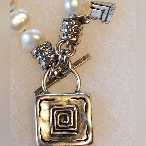 Silpada Sterling Silver & Pearl Bracelet - Picture 6 of 11